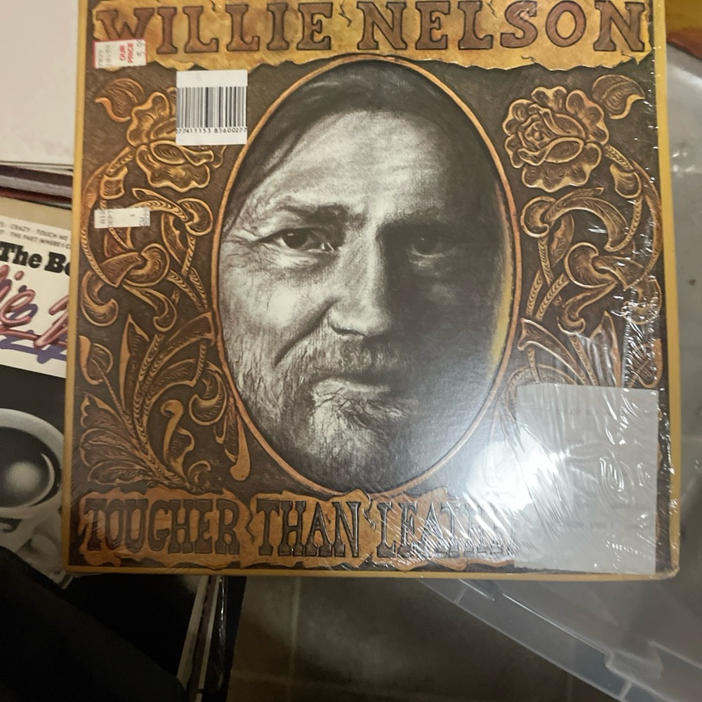Willie Nelson Vinyl Record with Ornate Cover
